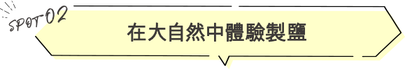 在大自然中體驗製鹽
